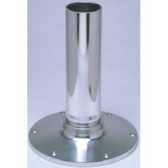 Garelick EEz-in Fixed Height Seat Base, Satin Anodized Finish, Marine Seating, Boat Hardware