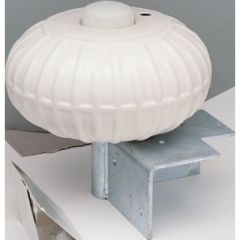 Taylor Dock Pro Inflatable Dock Wheel, White, Boat docking, Protection, Taylor fenders, Impact resistance, Galvanized base, Corner mount, 3-year warranty, Marine accessories, Elegance, Vessel protection.