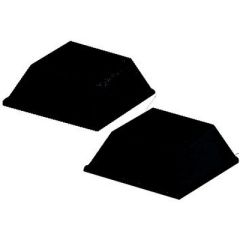 Taylor Adhesive-Backed Rubber Door Pads, Windshield Door Protection