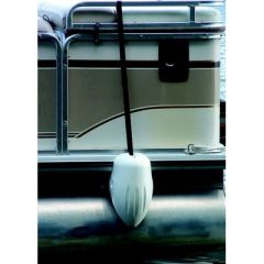 Taylor 31030 Pontoon Fender, White, marine grade vinyl, rubber valve, protection, durability, elegance, pontoon boating, innovation, quality