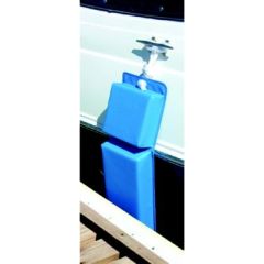 Taylor 321 Vinyl Covered Contour/Flat Fender, Blue, boat protection