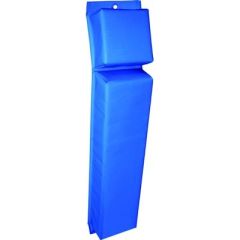 Taylor 323 Vinyl Covered Contour/Flat Fender, 30" Blue, boat fender, marine accessory