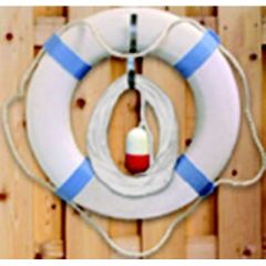 Taylor Ring Buoy Holder, 60' Heaving Line, Water Safety, Emergency Preparedness