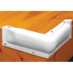 Taylor Dock Pro Vinyl Dock Bumper, DOCK CORNER, marine grade vinyl, dock protection, corner mounting, waterfront property, durable, elegant, safeguarding, boater, functionality, aesthetics
