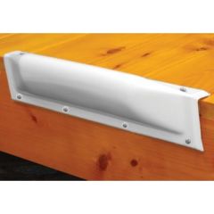 Taylor Dock Pro Vinyl Dock Bumper, marine grade vinyl, boat protection, dock bumper, weather-resistant, white color, easy installation, durable construction, sleek design, maximum protection