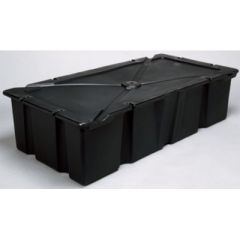 Taylor 46117 Dock Float, UV Resistant Black Polyethylene Shell