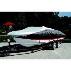 Taylor Heavy Duty Polyester Boat Cover, Two-Tone Color Fabric