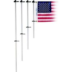 Taylor Flag Pole, Charlevoix Flag Clips, Aluminum Flag Pole, Marine Grade Aluminum, Flag Display, American Flag Pole, Residential Flag Pole, Flag Clips, Flag Pole Craftsmanship, Flag Pole Durability