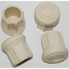 Taylor Rubber Chair Tips, White Color