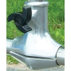 Taylor Stainless Steel Rail Mount Flag Pole Socket, 1" Diameter Flag Poles, Boat Railing, Premium Stainless Steel, Easy Installation, Marine Conditions, Elegance, Patriotism