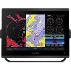 GPSMAP® 1223 GPS/Chartplotter, Non-sonar, Worldwide Basemap, Garmin, marine adventures, navigation device, boating enthusiast, high-resolution graphics, edge-to-edge glass, sleek design, modern look, sunlight readability, Garmin devices, connectivity, NME