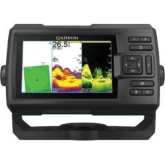 Garmin 0100255102 Striker™ Vivid Series 5" Fishfinder, CHIRP Sonar, GPS Mapping, Quickdraw Contours, High-Sensitivity GPS, Customizable Display, Fishing Equipment, Tilt/Swivel Mount, Transom Mounting Hardware