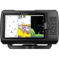 Garmin 0100255300 Striker™ Vivid Series 7" Fishfinder, CHIRP Sonar, GPS Mapping, GT52HW-TM Transducer, Vivid Color Display, Waypoint Marking