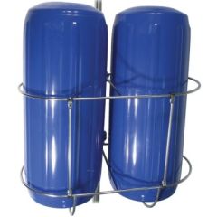 9-11" Double Fender Holder, stainless steel rods