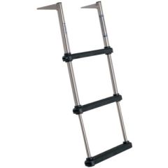 Over Platform Telescoping Ladder, durable 3-step telescoping ladder, Windline lifetime warranty, versatile ladder, reliable climbing tool