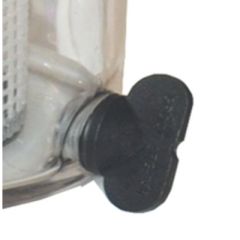 Drain Wingnut w/ O-Ring, Groco, ARG 8/01