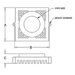 Groco BS750, Bilge Strainer