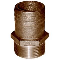 Groco FF Bronze Full Flow Pipe-To Hose Adapter, NPT Thread, durable hose connections, reliable plumbing solution