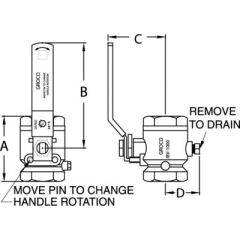 Groco IBV750 Bronze Full-Flow In-Line Ball Valve, plumbing needs