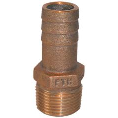 Groco PTH Bronze Standard Flow Pipe-To-Hose Adapter, NPT Thread, Industrial, Plumbing