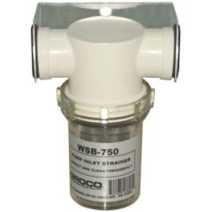 Groco WSB750 Fresh-Water Pump Strainer, Stainless Steel Basket