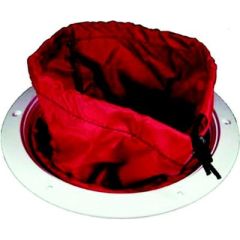 Beckson 6" ID Stow-Away Screw-Out Deck Plate, White, Boat owner, Water resistant, Beckson Marine, Durable, Convenient, Storage bag