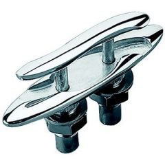 SeaDog 041304 S Style Pull Up Cleat, 316 Cast Stainless Steel, durable cleat, stylish boat accessory, marine environment, corrosion resistance, sleek design, elegant appearance, flush deck installation, hidden fasteners, drain fittings, bilge drainage, ba