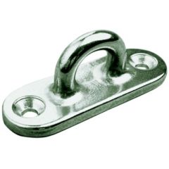 Stainless Oblong Eye Plate-4 I, marine grade investment cast 316 stainless steel