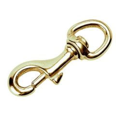 Bronze Swivel Eye Bolt Snap, top-quality brass
