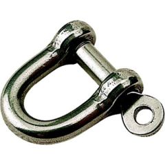Sea-Dog 147126 Captive Pin Stainless Steel D-Shackle, 1/4", rigging, marine hardware