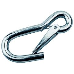 Spring Hook, Plated Steel, electro-galvanized formed mild steel, Sea-dog line, heavy-duty tasks, break strength, equipment, ropes, objects, professional, DIY enthusiast, toolbox, durable, reliable.