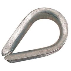 Seadog 172019 Galvanized Wire Rope Thimble, 3/4", Bulk, hot dipped galvanized stamped steel, anchor lines, mooring lines, marine conditions, eye splice, chafe protection, abrasion resistance, 3/4" size, Sea-dog line, marine industry, exceptional performan