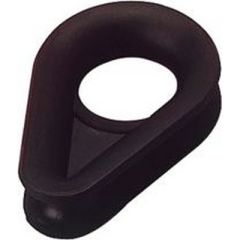 Sea-Dog 173577 Standard Thimble, Black Nylon, 3/4", ropes, hoisting operation, injection molded nylon, rigging, professional sailor, boater, durability, chafe, abrasion, eye splice, pennants, bulk packaging, performance, longevity