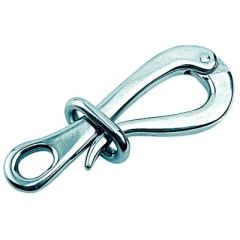 4" Bronze Pelican Hook, lifeline applications, marine accessories, corrosion resistance, durable, secure connection, elegant design, boat accessory, safety, convenience