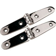 4" Stainless Strap Hinge, surface mounting