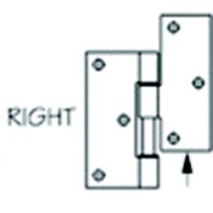 Seadog 207735-1 Lift Gate Butt Hinge, Pontoon Lift Gate Hinge