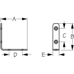 90° Angle Brackets, Stainless Steel, Construction, DIY, Support, Stability, Installation, Fasteners, Quality, Reliability, Performance, Sea-dog line, Quantity, Essential, Durability, Longevity, Connections, Structures, Home improvement, Professional const