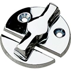 Sea-Dog 2223601 Door Stop Button, Chrome/Brass, hardware solution, durable elegance