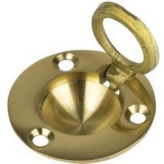 Sea-Dog 2224661 Cast Brass Round Lift Ring, 2" Diameter, durable brass finish, innovative design