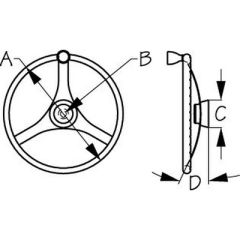 Sea-Dog 230323 Steering Wheel, Stainless Steel Steering Wheel