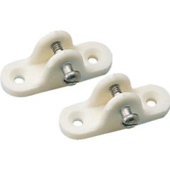 SM Deck Hinge White, Bimini Top Applications, UV Stabilized Nylon, Top Mount Hinge Fittings, Sea-dog Line, Marine Accessories, Watercraft Elegance, Bimini Top Setup, Durability and Style