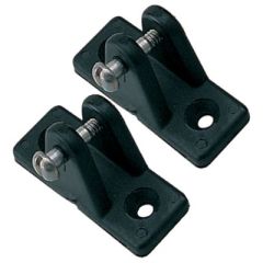 Nylon Angled Deck Hinge(Black), UV Stabilized Injection Molded Nylon