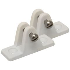 Lg Deck Hinge, Angled White
