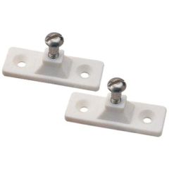 Side Mount Deck Hinge, White