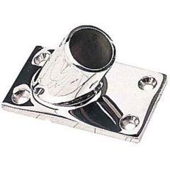 Sea-Dog 2816011 Rectangular Base, Stainless Steel, 60° Angle, 1" OD Tube, Investment Cast, Corrosion Resistance, Modern Design, Stable Foundation, Set Screws, FH Fasteners, Versatile Integration, Sea-Dog Line, Quality Assurance, Railing Upgrade, Functiona
