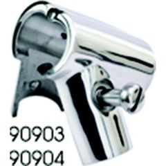 SeaDog 2906041 Hinged Tee Rail Fitting, 316 Stainless, 1", 90° Angle, Investment Cast, Corrosion Resistance, Secure Connection, Set Screws, Marine Hardware, Stylish Design, Easy Installation