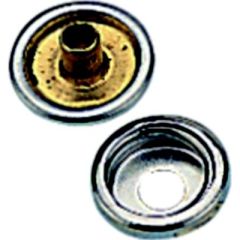 Sea-Dog 2991091 Snap Cap & Socket, Nickel Plated Brass, Boat Cover, Canvas Fasteners
