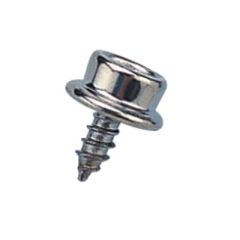 Sea-Dog 2991111 Screw Snap Stud, Nickel Plated Brass