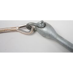 Sea Dog Premium Double Braided Nylon Anchor Line, Gold/White, 3/8", 60 feet, 304 stainless steel thimble, marine products, boating adventure
