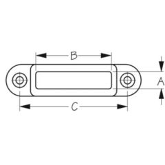 Boat Cover Bow Sockets, Deck Mount Bow Sockets, Die-cast chrome plated zinc, Fresh water applications, Sea-dog line, Marine accessories